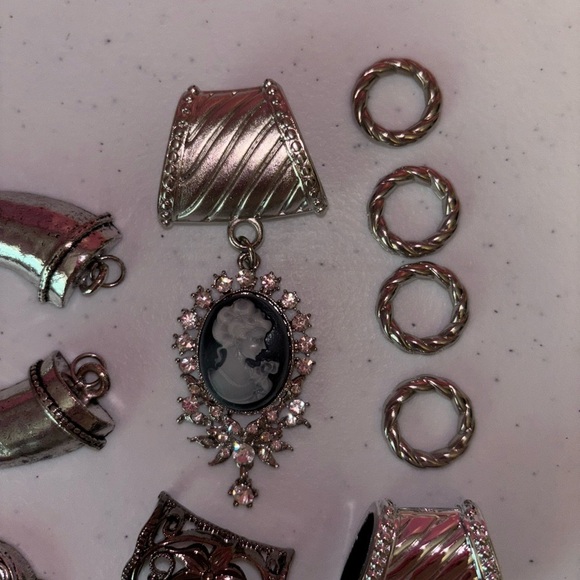 Collection of Silver Scarf Accents - Picture 8 of 13